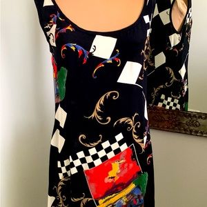 SHEATH DRESS NORDSTROM PLATINUM BRAND.  ABSTRACT ART DESIGN SIZE 6 🌺SALE